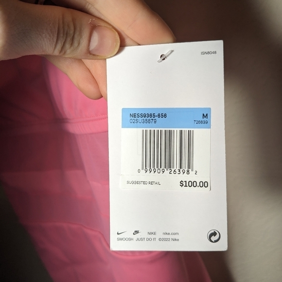 Nike Mesh Solid Edge V-back one piece swimsuit - Picture 8 of 12